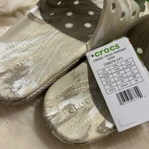 CROCS | Shoes | Classic Crocs Marbled Slides M4 W6 New 